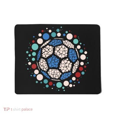 Happy Dot Day Soccer Ball Lover Polka Dot Mousepad