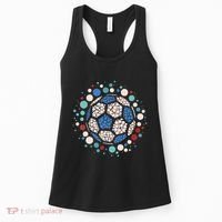 Happy Dot Day Soccer Ball Lover Polka Dot Women's Tank Top thumb 0