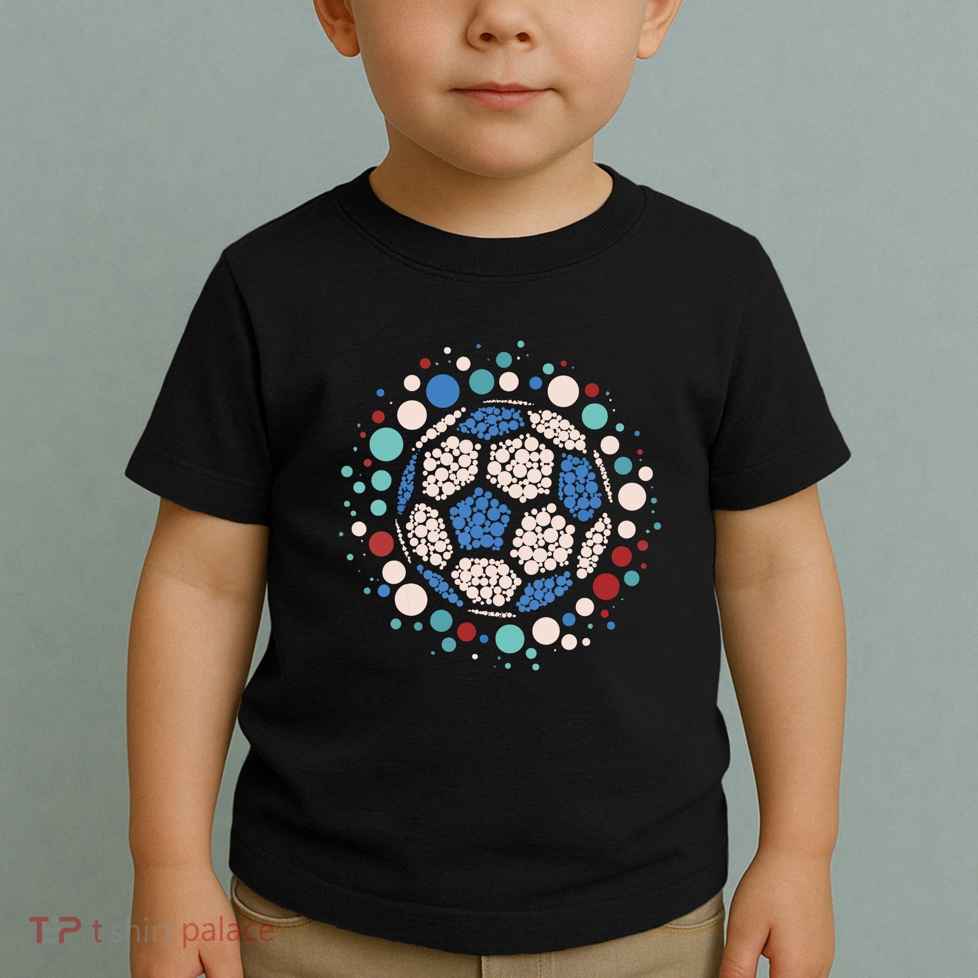 Happy Dot Day Soccer Ball Lover Polka Dot Toddler T-Shirt