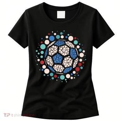 Happy Dot Day Soccer Ball Lover Polka Dot Women's T-Shirt