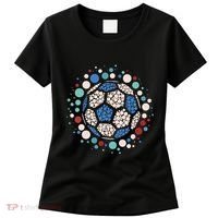 Happy Dot Day Soccer Ball Lover Polka Dot Women's T-Shirt thumb 0