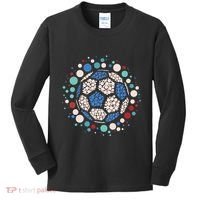 Happy Dot Day Soccer Ball Lover Polka Dot Kids Long Sleeve Shirt thumb 0