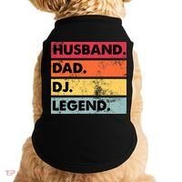 Husband Dad DJ Legend Funny DJ Disc Jockey Music Player Doggie Tank thumb 0