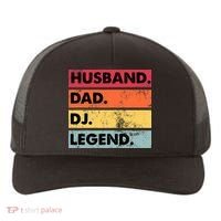 Husband Dad DJ Legend Funny DJ Disc Jockey Music Player Yupoong Adult 5-Panel Trucker Hat thumb 0