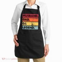 Husband Dad DJ Legend Funny DJ Disc Jockey Music Player Apron thumb 2