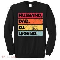 Husband Dad DJ Legend Funny DJ Disc Jockey Music Player Sweatshirt thumb 0