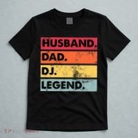 Husband Dad DJ Legend Funny DJ Disc Jockey Music Player T-Shirt thumb 5