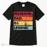 Husband Dad DJ Legend Funny DJ Disc Jockey Music Player Tall T-Shirt thumb 0