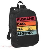 Husband Dad DJ Legend Funny DJ Disc Jockey Music Player Port Authority Crush Ripstop Backpack thumb 0