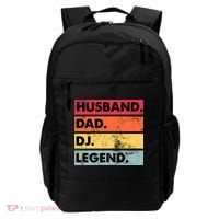 Husband Dad DJ Legend Funny DJ Disc Jockey Music Player Backpack thumb 0