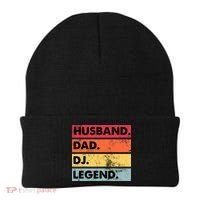 Husband Dad DJ Legend Funny DJ Disc Jockey Music Player Beanie thumb 0