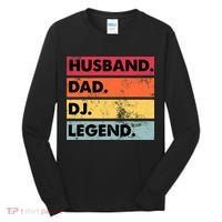 Husband Dad DJ Legend Funny DJ Disc Jockey Music Player Tall Long Sleeve Shirt thumb 0