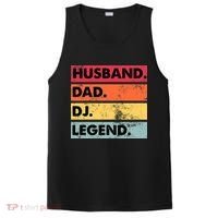 Husband Dad DJ Legend Funny DJ Disc Jockey Music Player PosiCharge Competitor Tank thumb 0