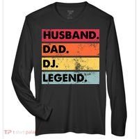 Husband Dad DJ Legend Funny DJ Disc Jockey Music Player Zone Performance Long-Sleeve T-Shirt thumb 0