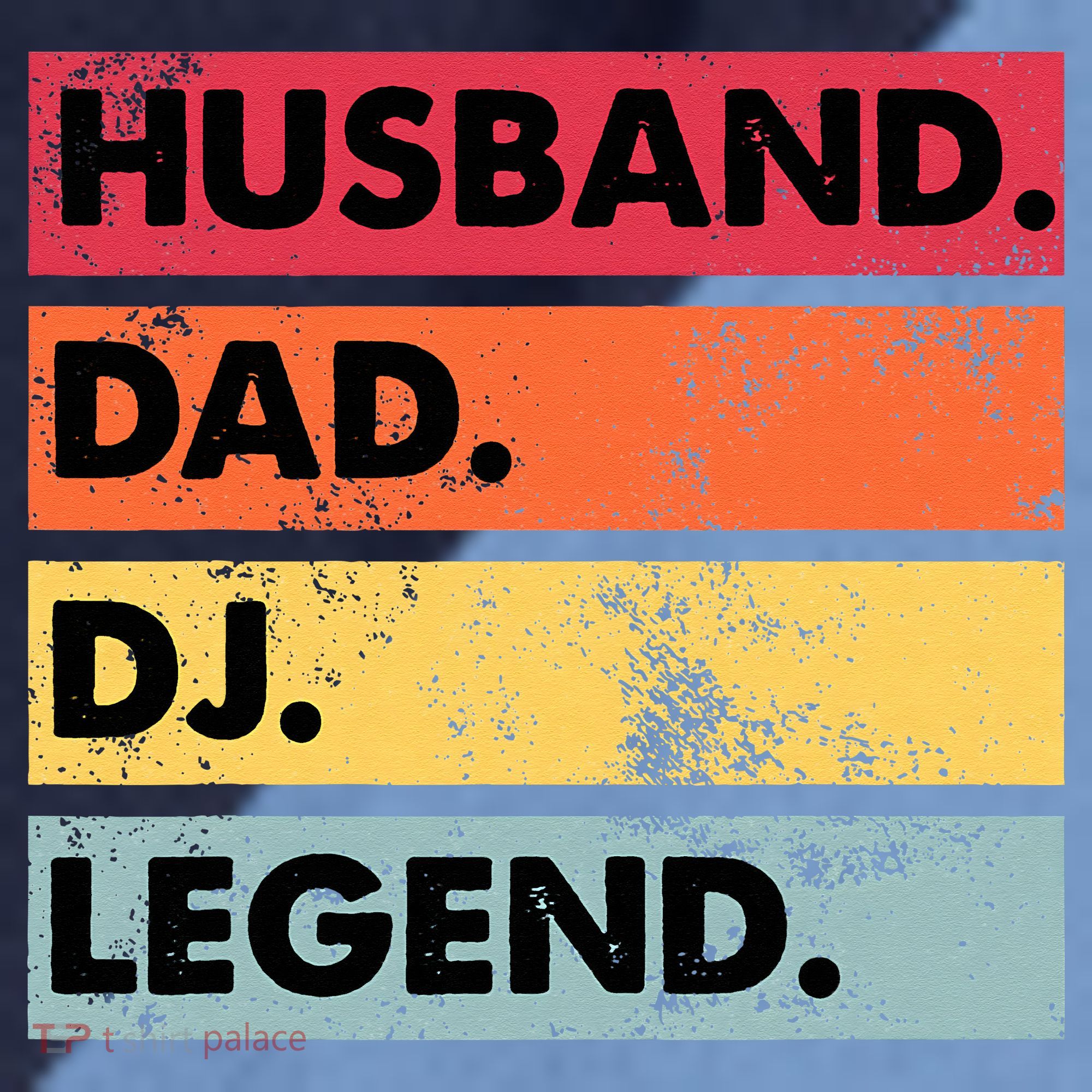 Husband Dad DJ Legend Funny DJ Disc Jockey Music Player Raglan Baseball Sleeve Shirt