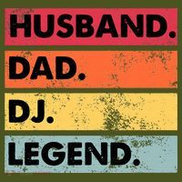 Husband Dad DJ Legend Funny DJ Disc Jockey Music Player The Baniff Cuffed Pom Beanie thumb 2