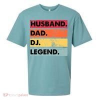 Husband Dad DJ Legend Funny DJ Disc Jockey Music Player Sueded Cloud Jersey T-Shirt thumb 0