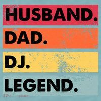 Husband Dad DJ Legend Funny DJ Disc Jockey Music Player Sueded Cloud Jersey T-Shirt thumb 2