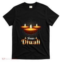 Happy Diwali Deepavali Hindu Indian Festival Of Lights T-Shirt thumb 0