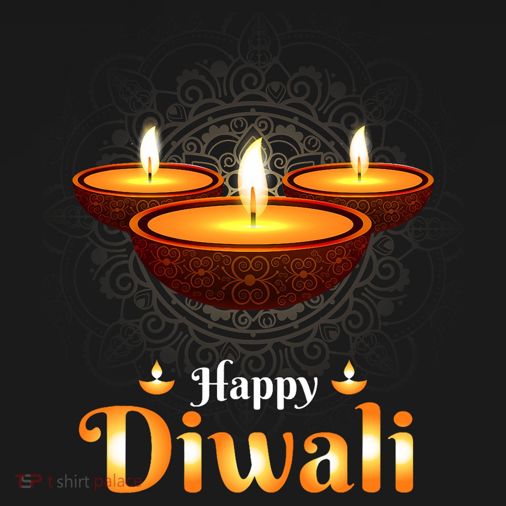 Happy Diwali Deepavali Hindu Indian Festival Of Lights T-Shirt