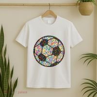 Happy Dot Day International Dot Day Polka Dot Soccer Futbol Ball T-Shirt thumb 2