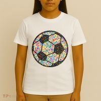 Happy Dot Day International Dot Day Polka Dot Soccer Futbol Ball T-Shirt thumb 4