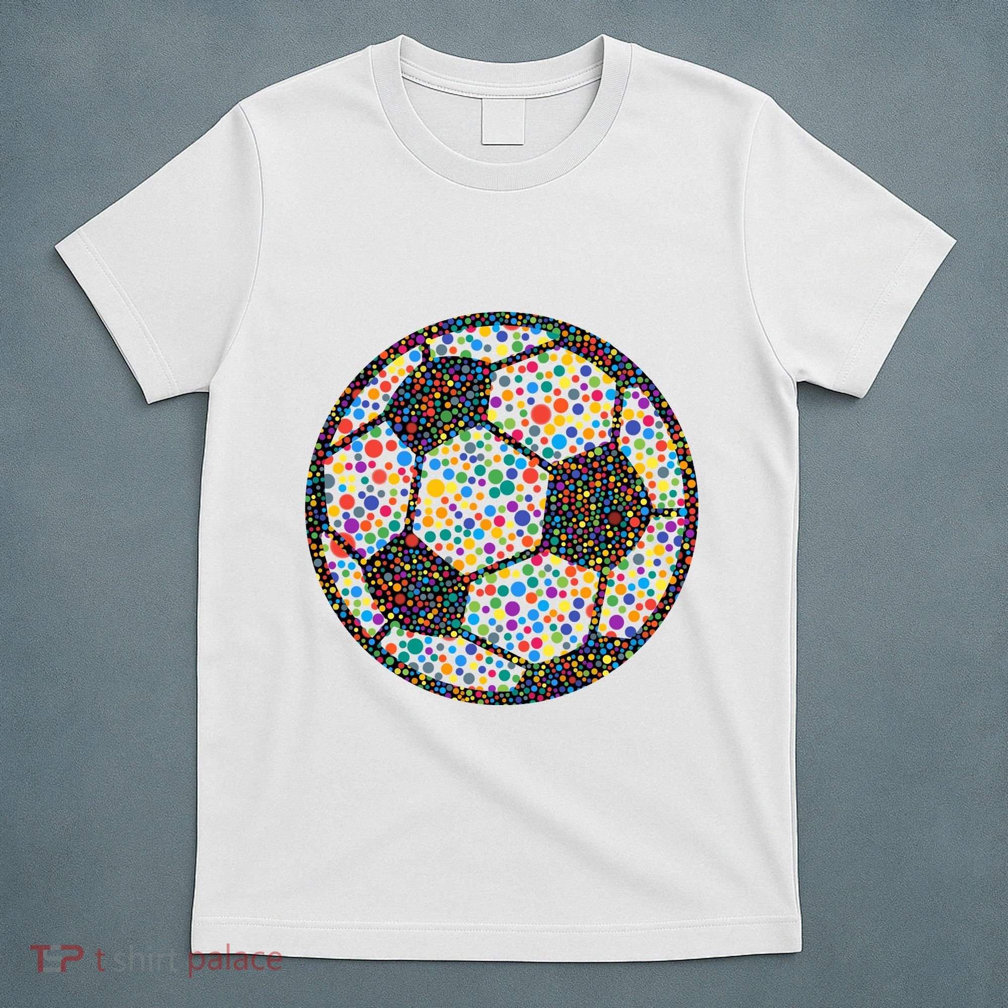 Happy Dot Day International Dot Day Polka Dot Soccer Futbol Ball T-Shirt