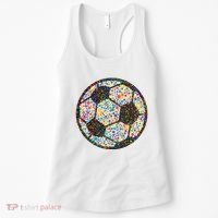 Happy Dot Day International Dot Day Polka Dot Soccer Futbol Ball Women's Tank Top thumb 0