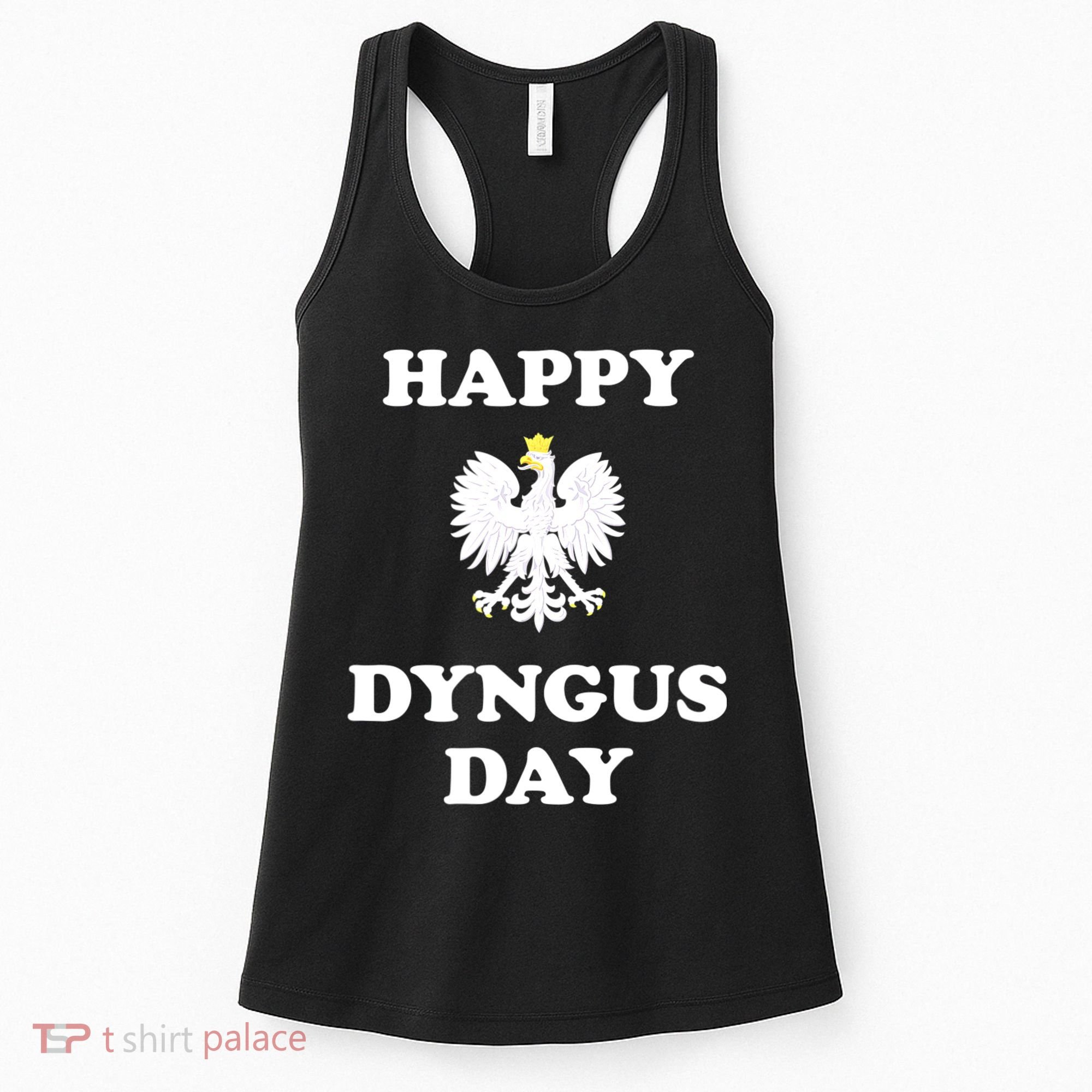 Happy Dyngus Day Polska Polish White Eagle Women's Tank Top