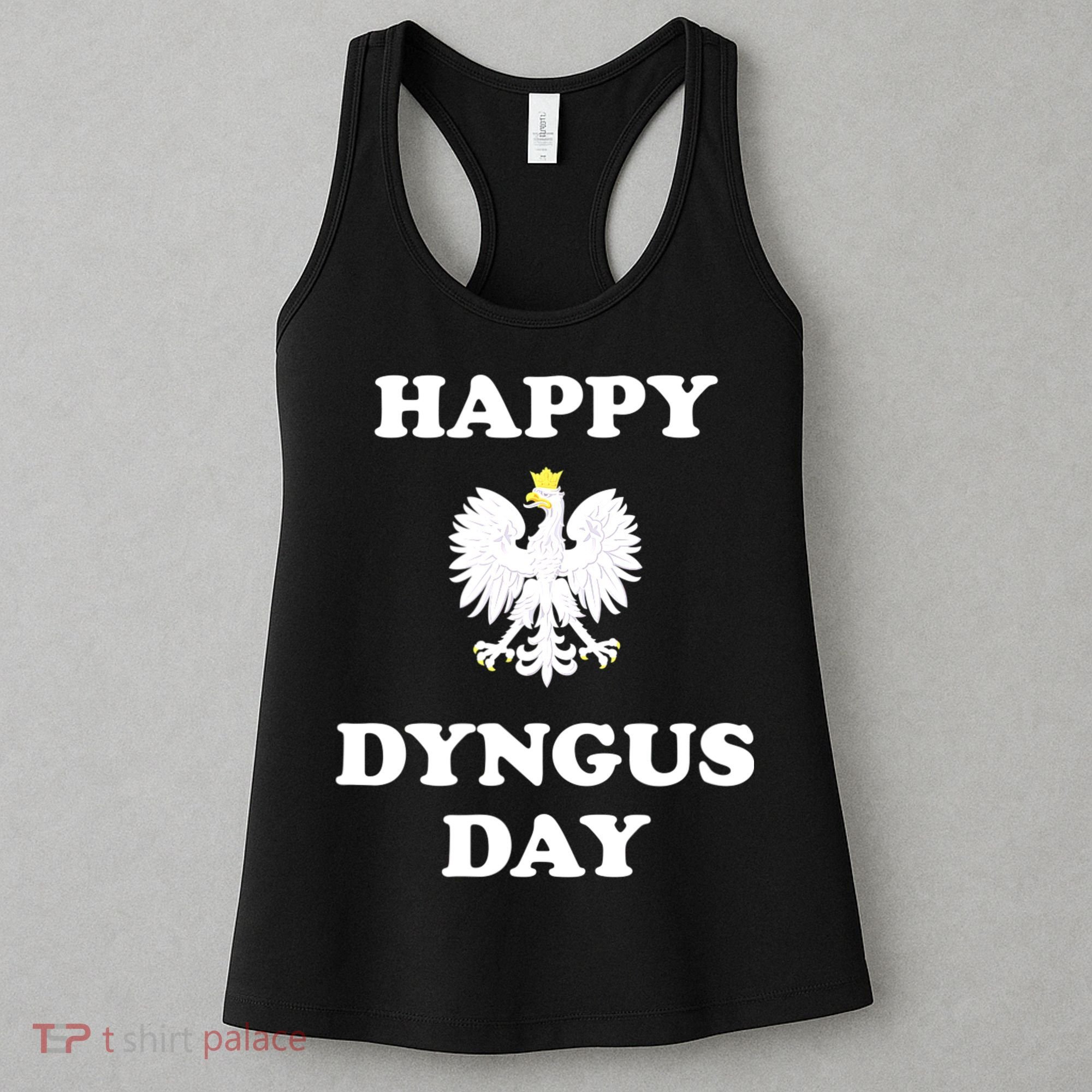 Happy Dyngus Day Polska Polish White Eagle Women's Tank Top