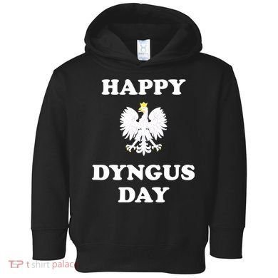 Happy Dyngus Day Polska Polish White Eagle Toddler Hoodie