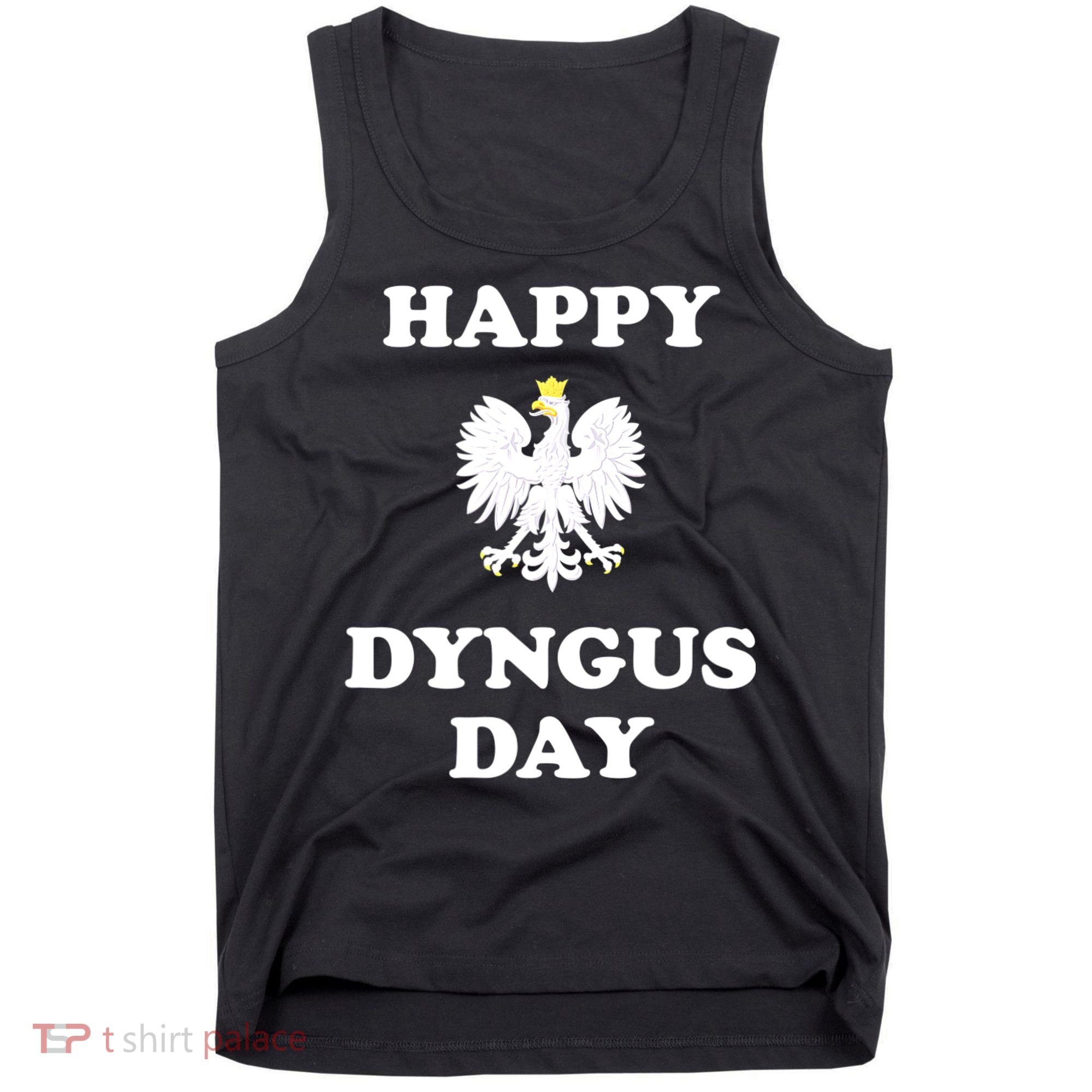 Happy Dyngus Day Polska Polish White Eagle Tank Top