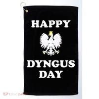 Happy Dyngus Day Polska Polish White Eagle Golf Towel thumb 0