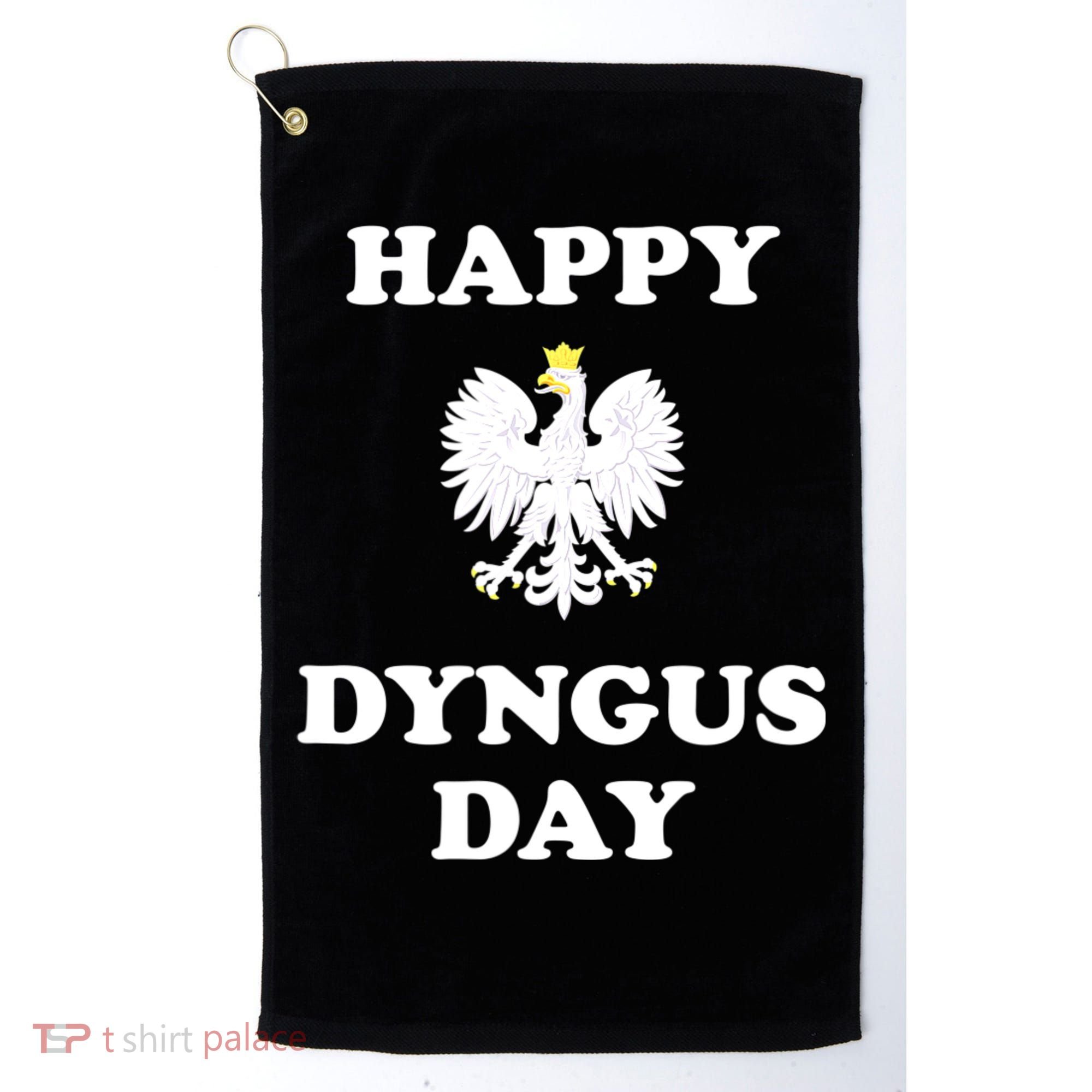 Happy Dyngus Day Polska Polish White Eagle Golf Towel