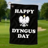 Happy Dyngus Day Polska Polish White Eagle Golf Towel thumb 1