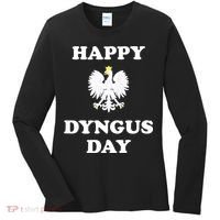 Happy Dyngus Day Polska Polish White Eagle Women's Long Sleeve Shirt thumb 0