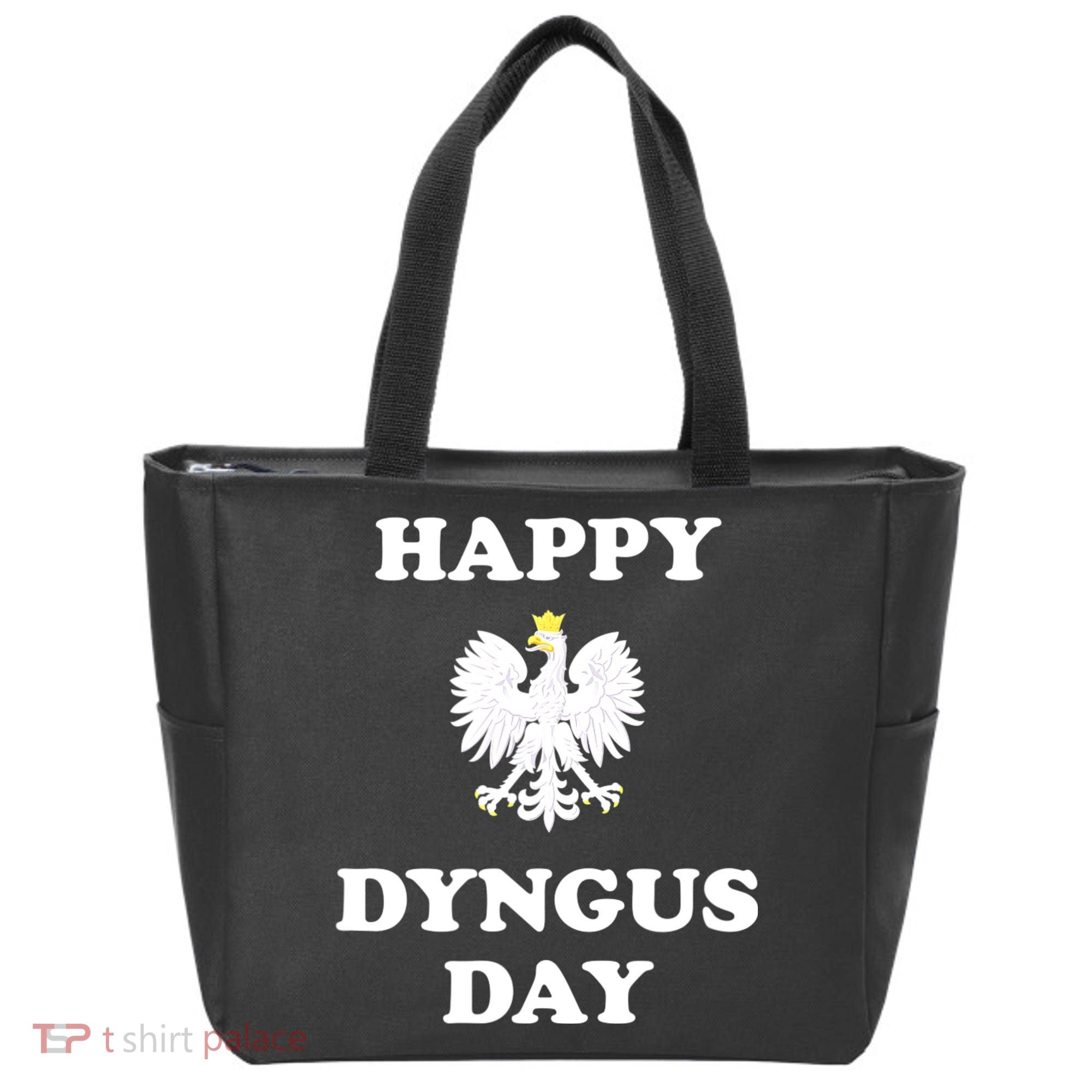 Happy Dyngus Day Polska Polish White Eagle Tote Bag