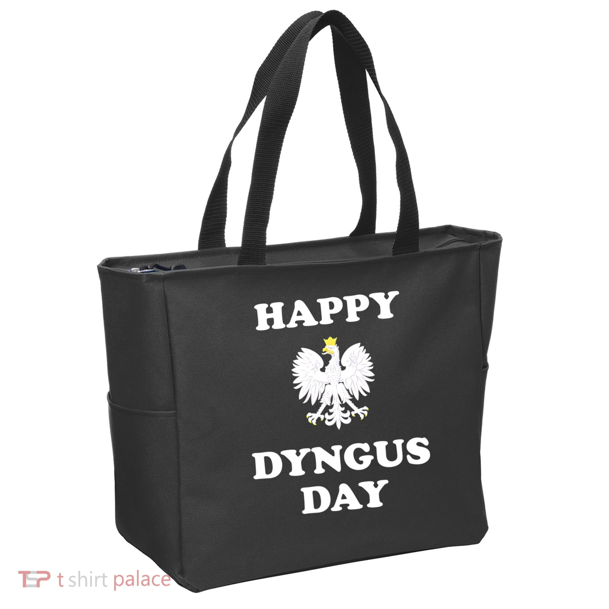 Happy Dyngus Day Polska Polish White Eagle Tote Bag