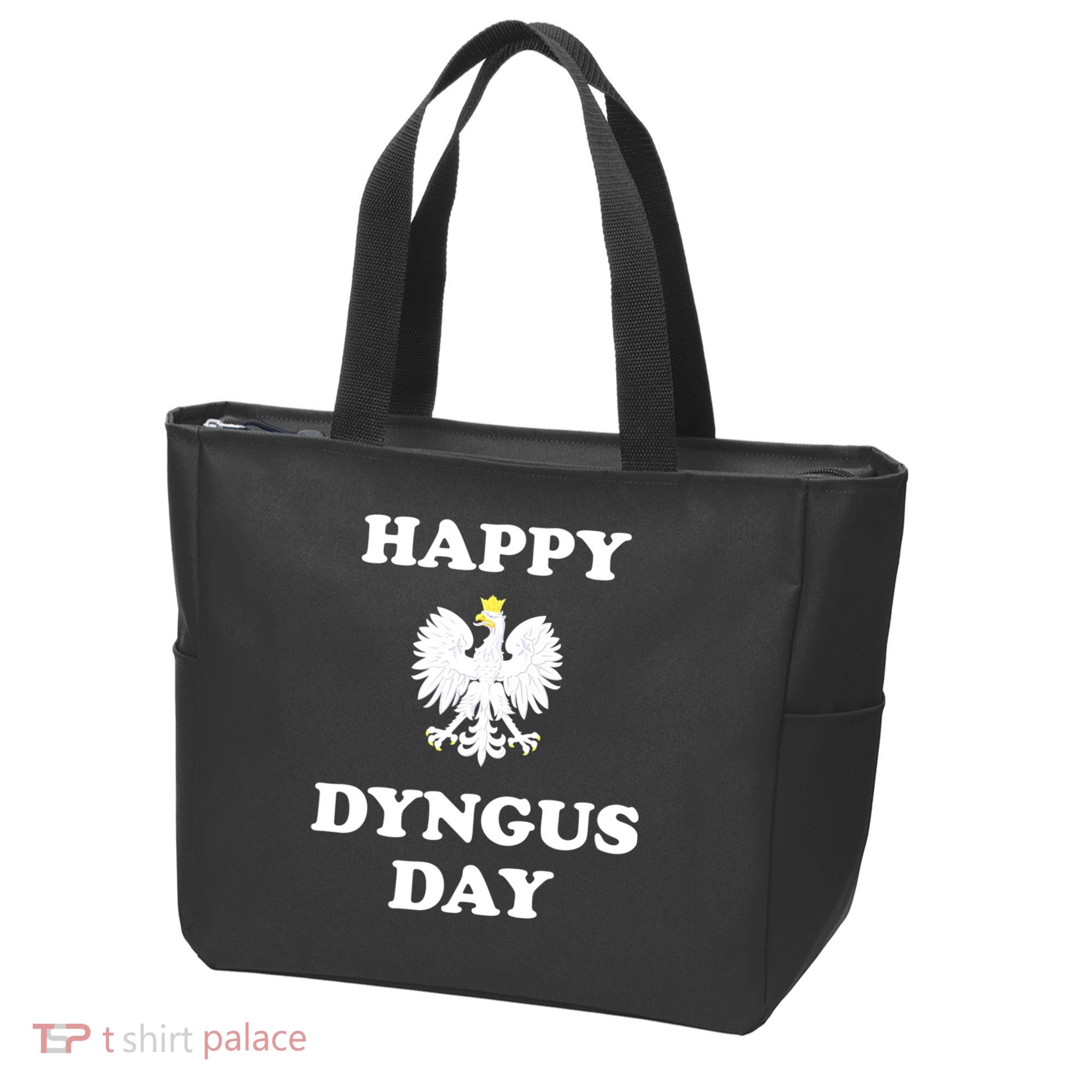 Happy Dyngus Day Polska Polish White Eagle Tote Bag