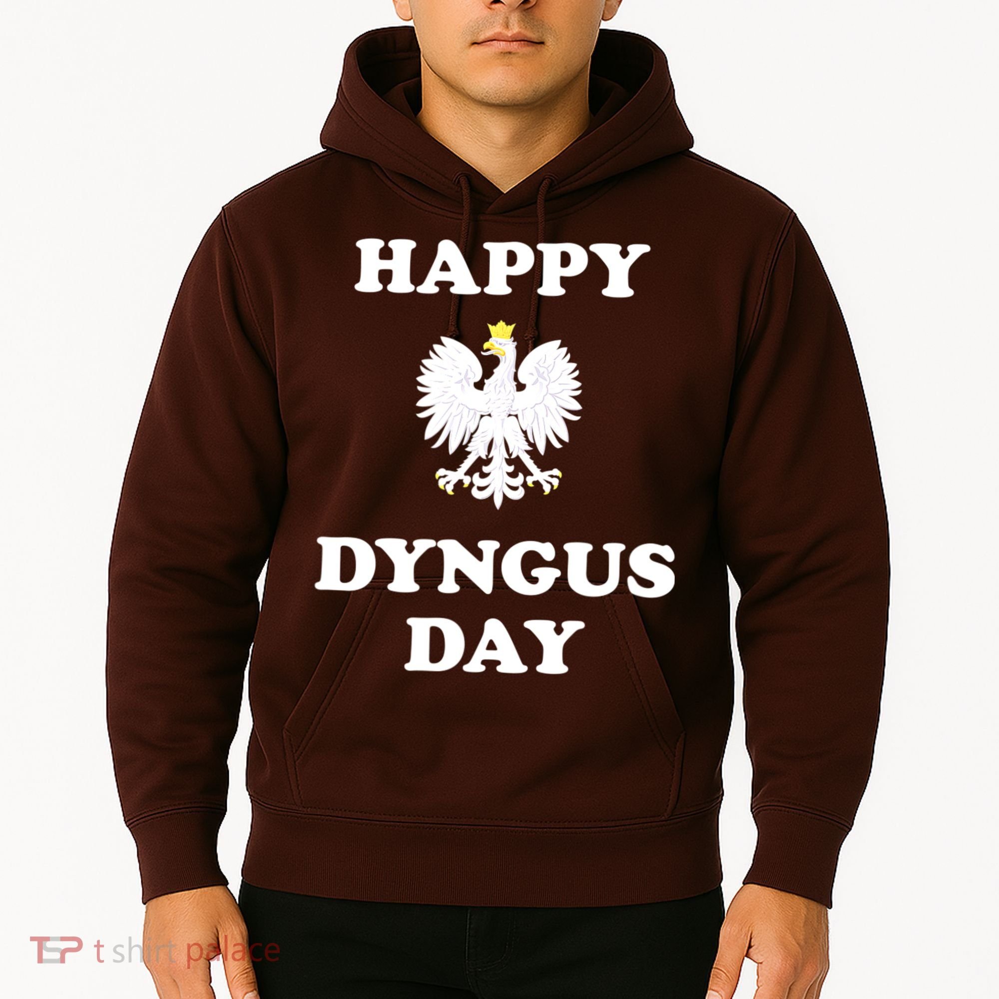 Happy Dyngus Day Polska Polish White Eagle Hoodie