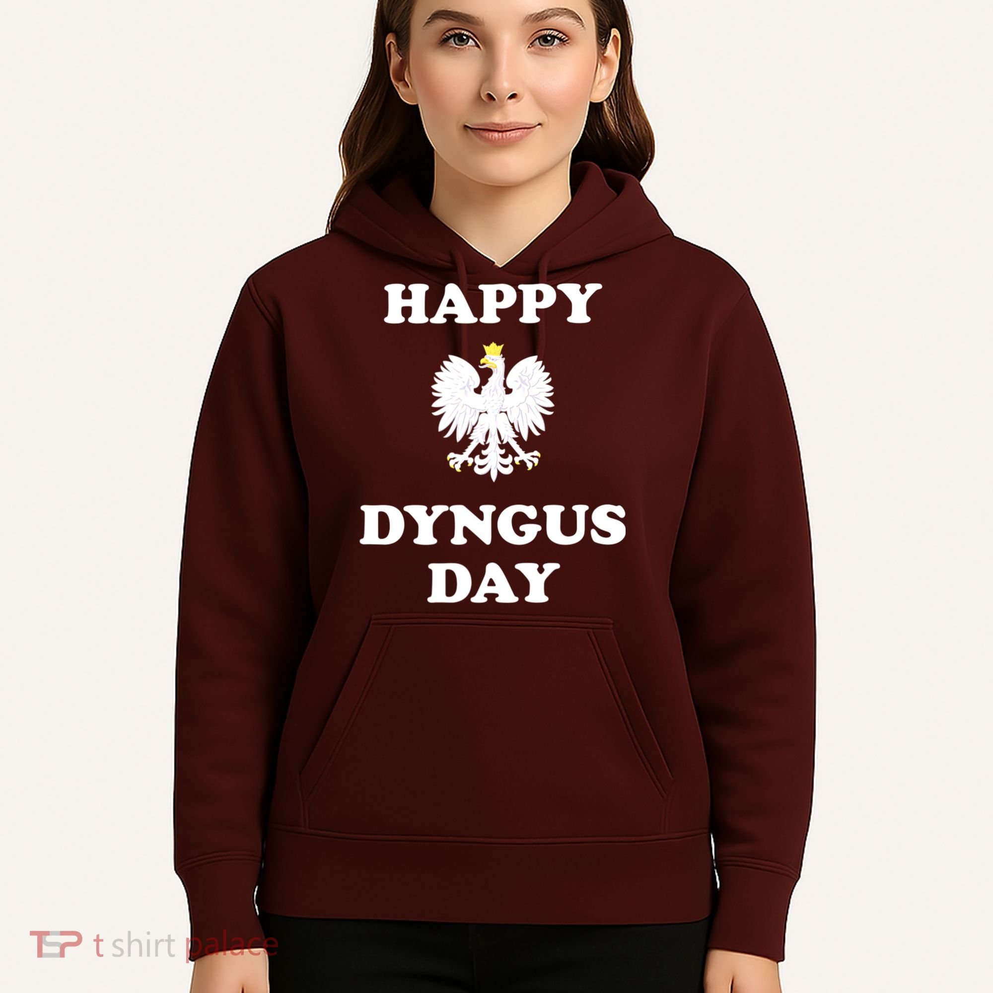 Happy Dyngus Day Polska Polish White Eagle Hoodie