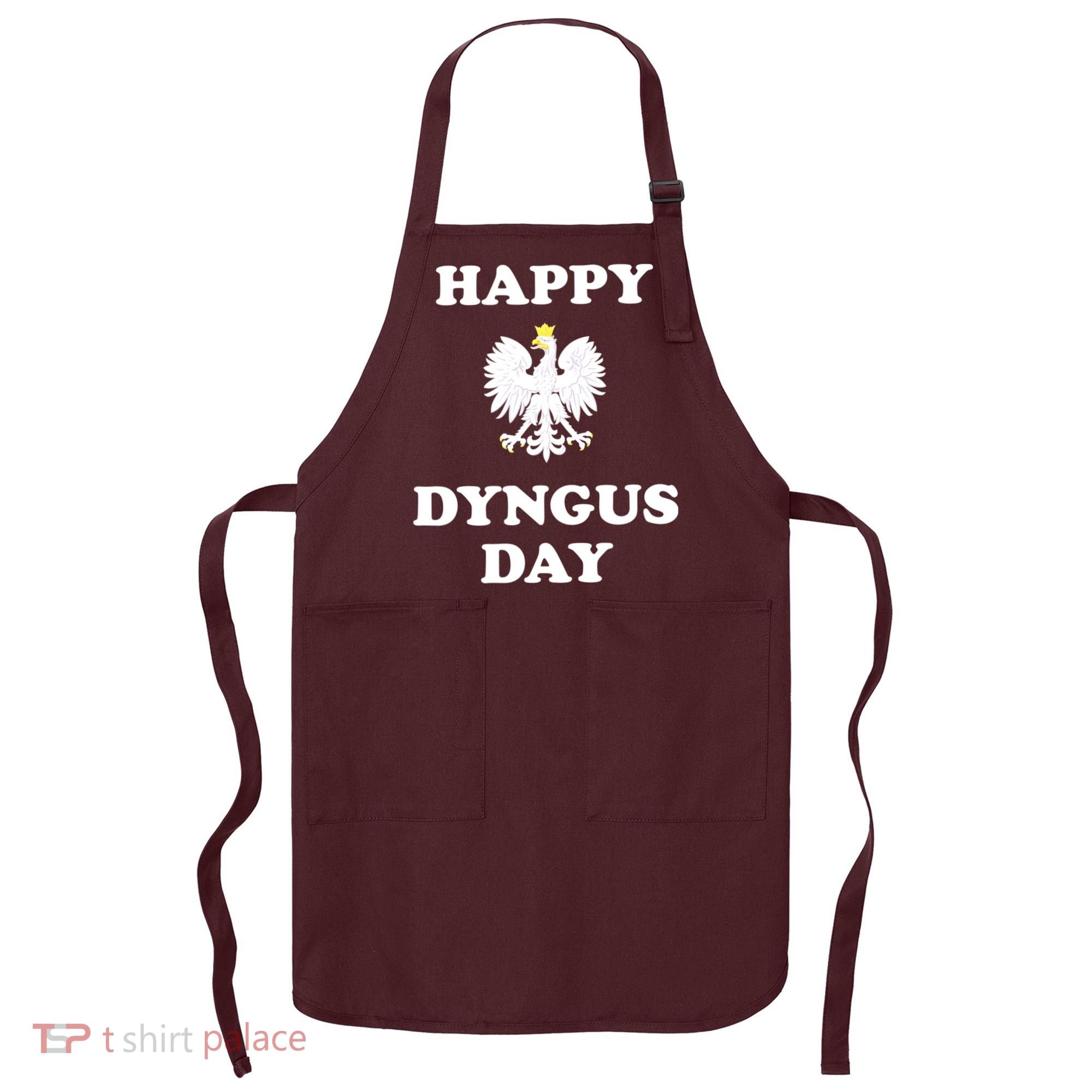 Happy Dyngus Day Polska Polish White Eagle Apron