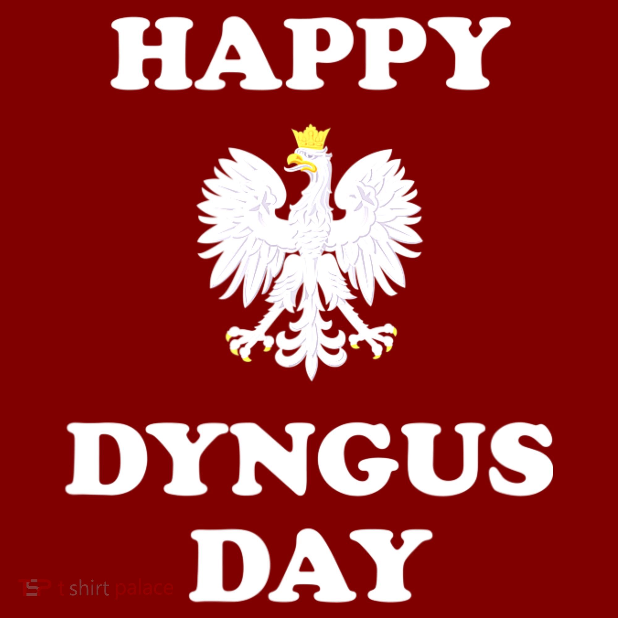Happy Dyngus Day Polska Polish White Eagle Apron