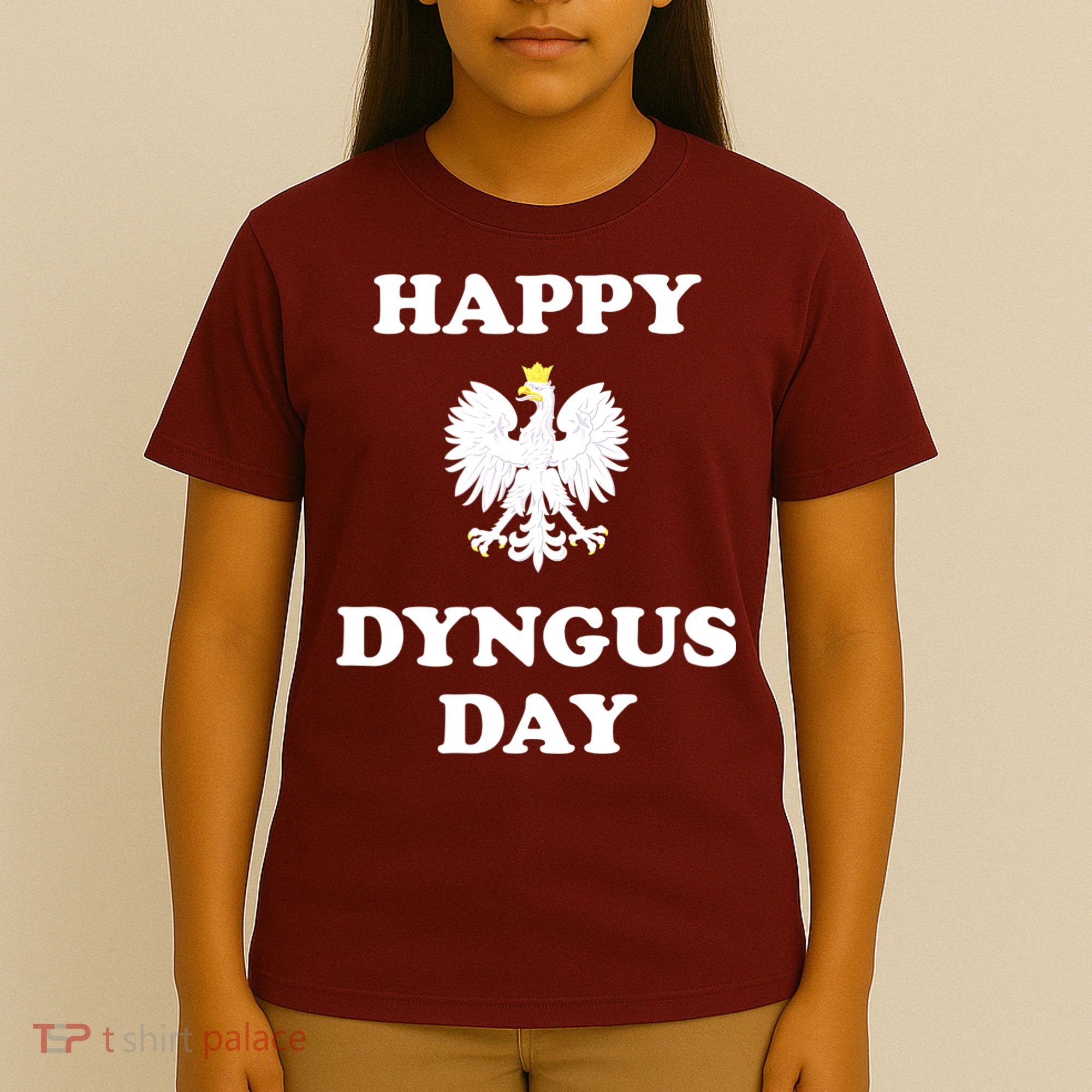 Happy Dyngus Day Polska Polish White Eagle T-Shirt