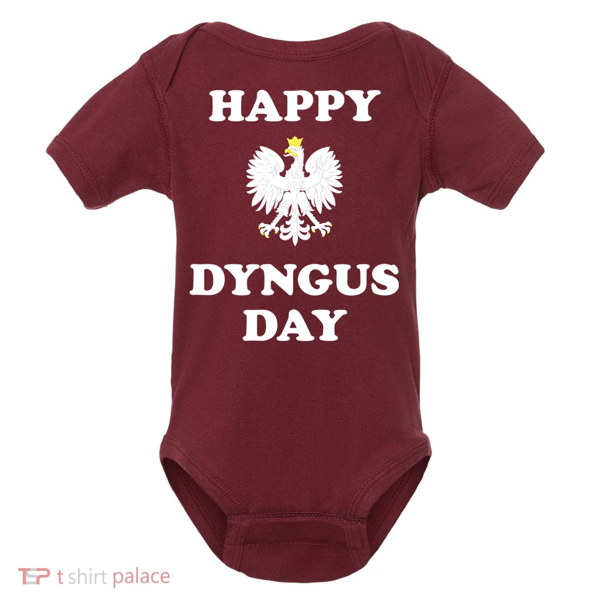 Happy Dyngus Day Polska Polish White Eagle Baby Bodysuit
