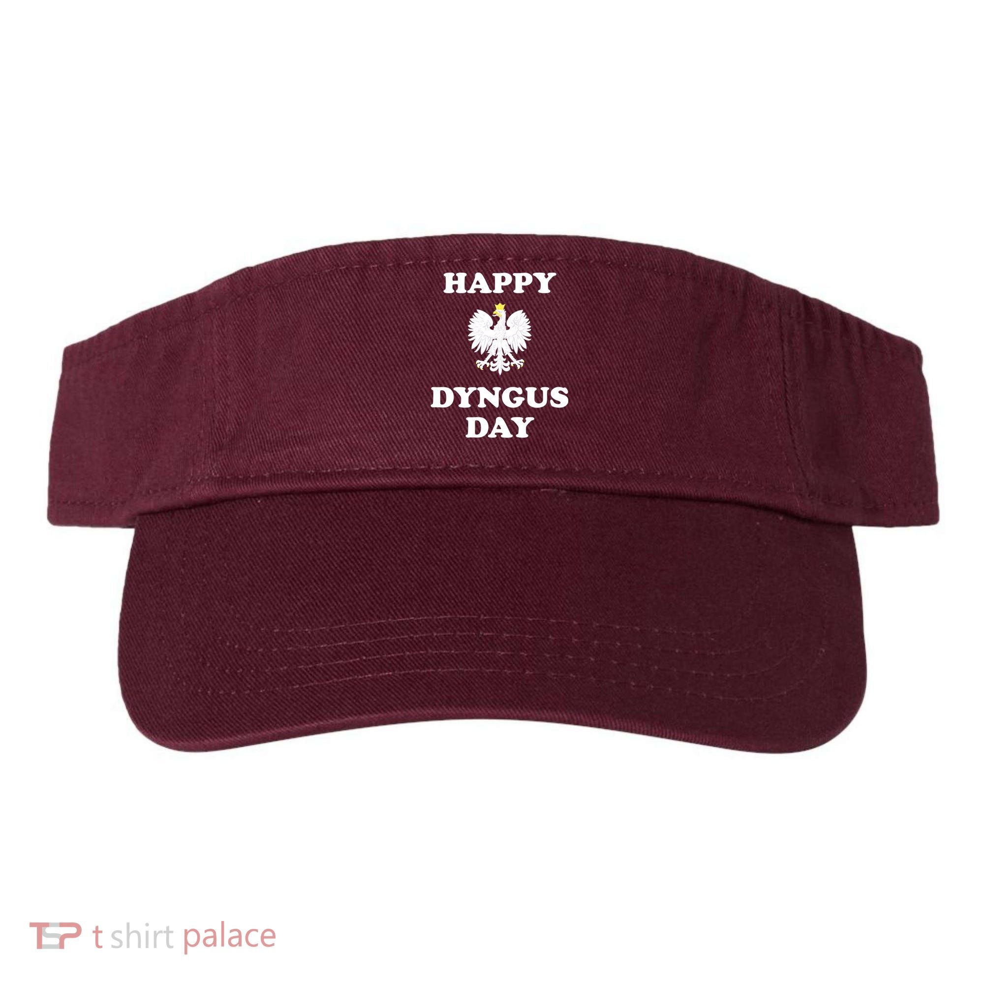 Happy Dyngus Day Polska Polish White Eagle Visor