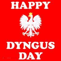 Happy Dyngus Day Polska Polish White Eagle Santa Hat thumb 1