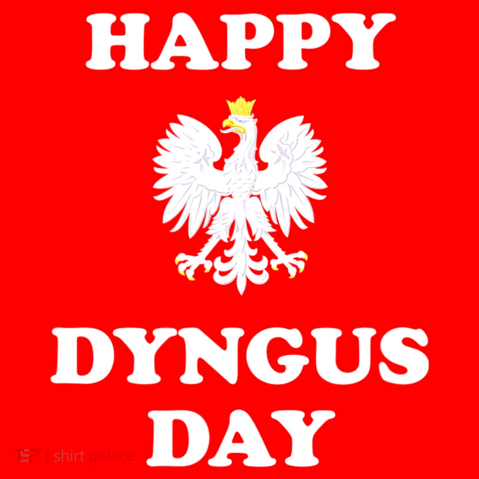 Happy Dyngus Day Polska Polish White Eagle Santa Hat