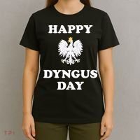 Happy Dyngus Day Polska Polish White Eagle T-Shirt thumb 4
