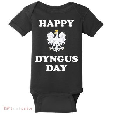 Happy Dyngus Day Polska Polish White Eagle Baby Bodysuit